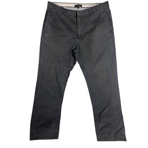 Banana Republic Mens Chino Pants Size 36/34 Grey Cotton‎